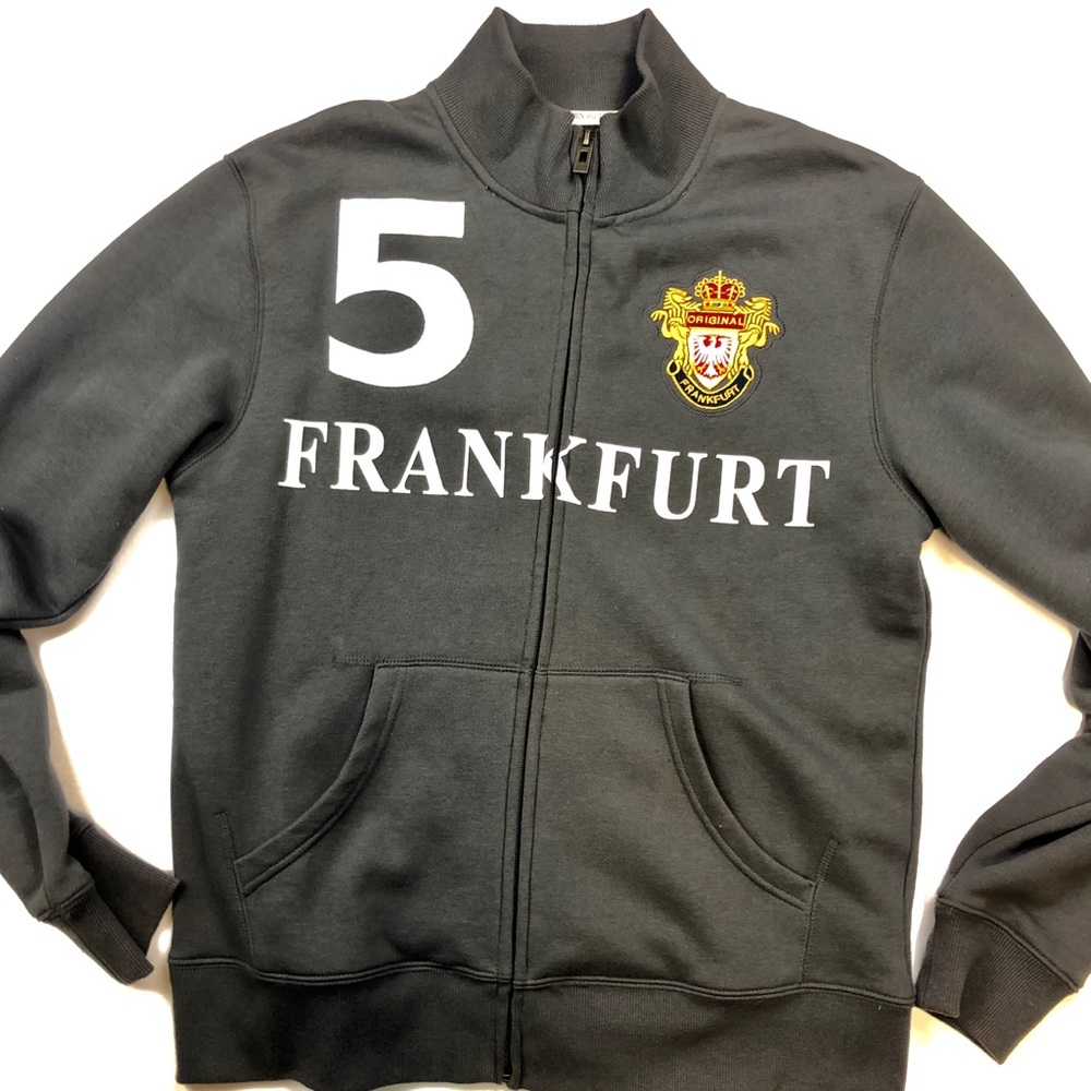 Robin Ruth Embroidered Frankfurt Gray Sweater